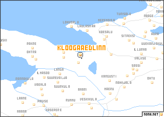 map of Klooga Aedlinn