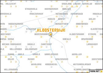 map of Kloosterdijk