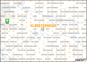 map of Kloosterheide