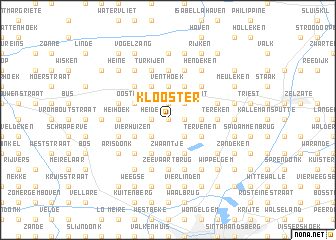 map of Klooster