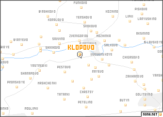 map of Klopovo