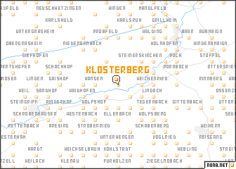 map of Klosterberg