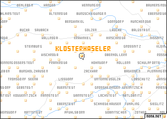 map of Klosterhäseler