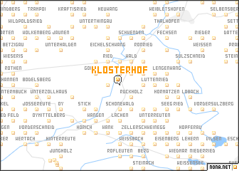 map of Klosterhof