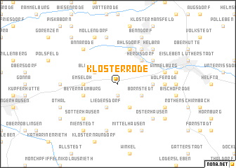 map of Klosterrode