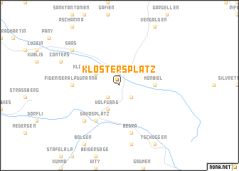 map of Klosters Platz