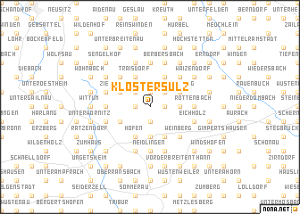 map of Kloster Sulz