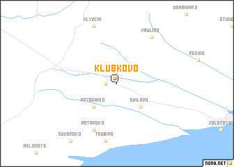 map of Klubkovo