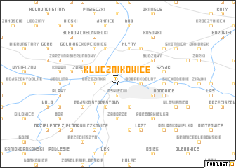 map of Klucznikowice