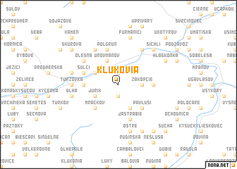 map of Klukovia