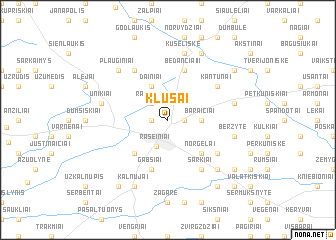 map of Klusai