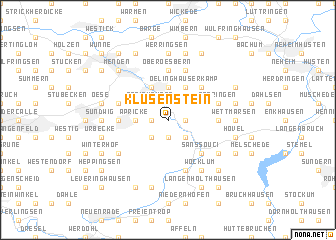 map of Klusenstein