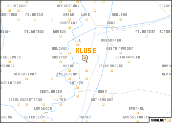 map of Kluse