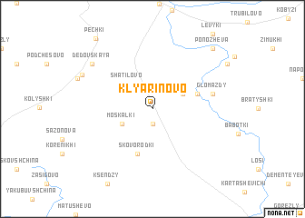 map of Klyarinovo