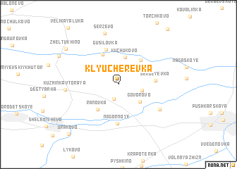 map of Klyucherevka