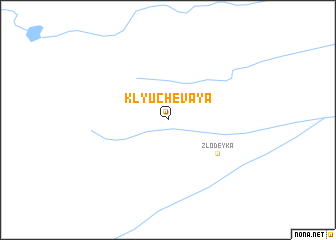 map of Klyuchevaya