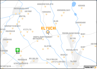 map of Klyuchi