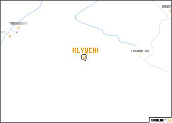 map of Klyuchi