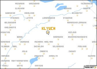 map of Klyuch