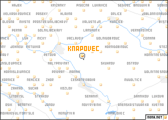map of Knapovec