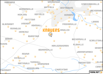 map of Knauers