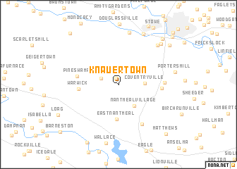 map of Knauertown