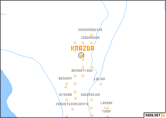 map of Knazda