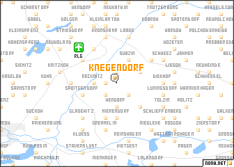 map of Knegendorf