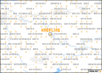 map of Knerling