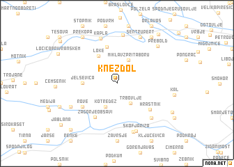 map of Knezdol