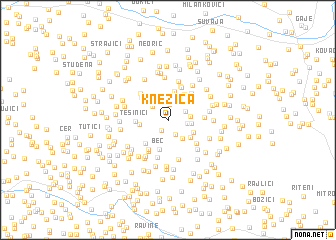 map of Knežica