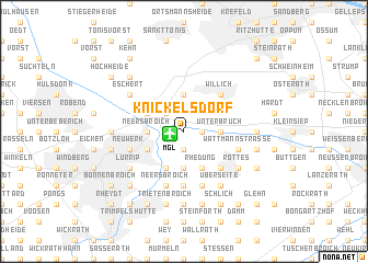 map of Knickelsdorf