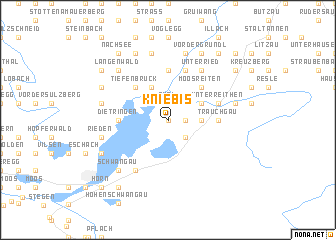 map of Kniebis