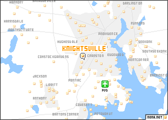 map of Knightsville