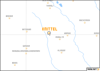map of Knittel