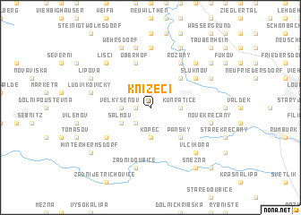 map of Knížecí