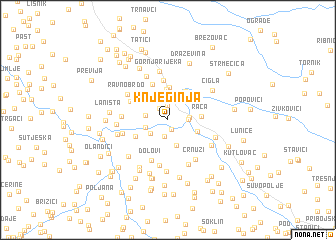 map of Knjeginja