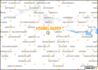 map of Knobelsdorf