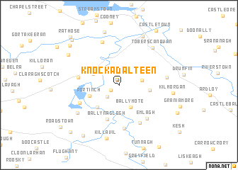 map of Knockadalteen