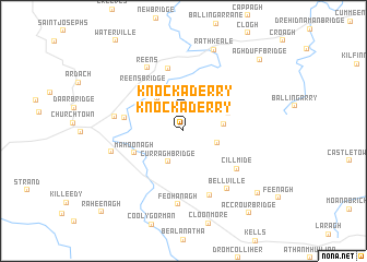 map of Knockaderry