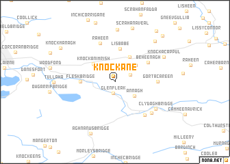 map of Knockane