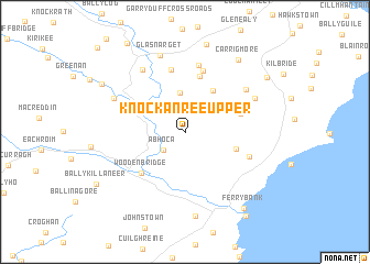 map of Knockanree Upper