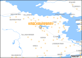 map of Knockaunranny