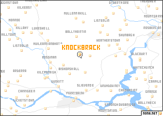 map of Knockbrack