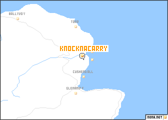 map of Knocknacarry