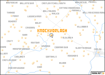 map of Knockvorlagh