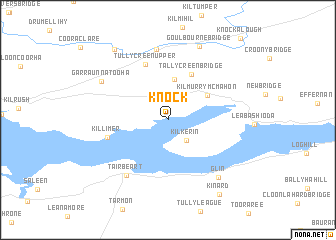 map of Knock