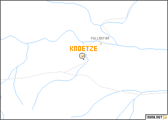 map of Knoetze