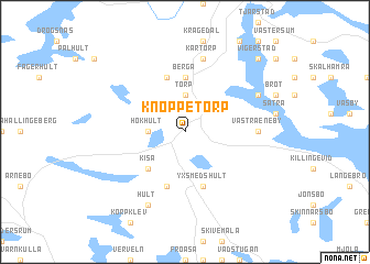 map of Knoppetorp