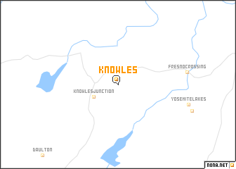map of Knowles